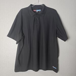 Wrangler Breathe-Dri Black Polo Men's Shirt Size XL